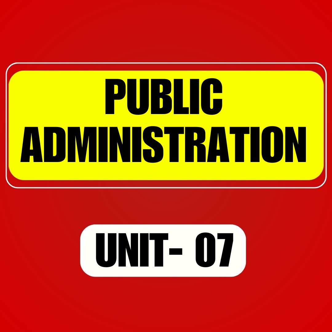 PUBLIC ADMINISTRATION